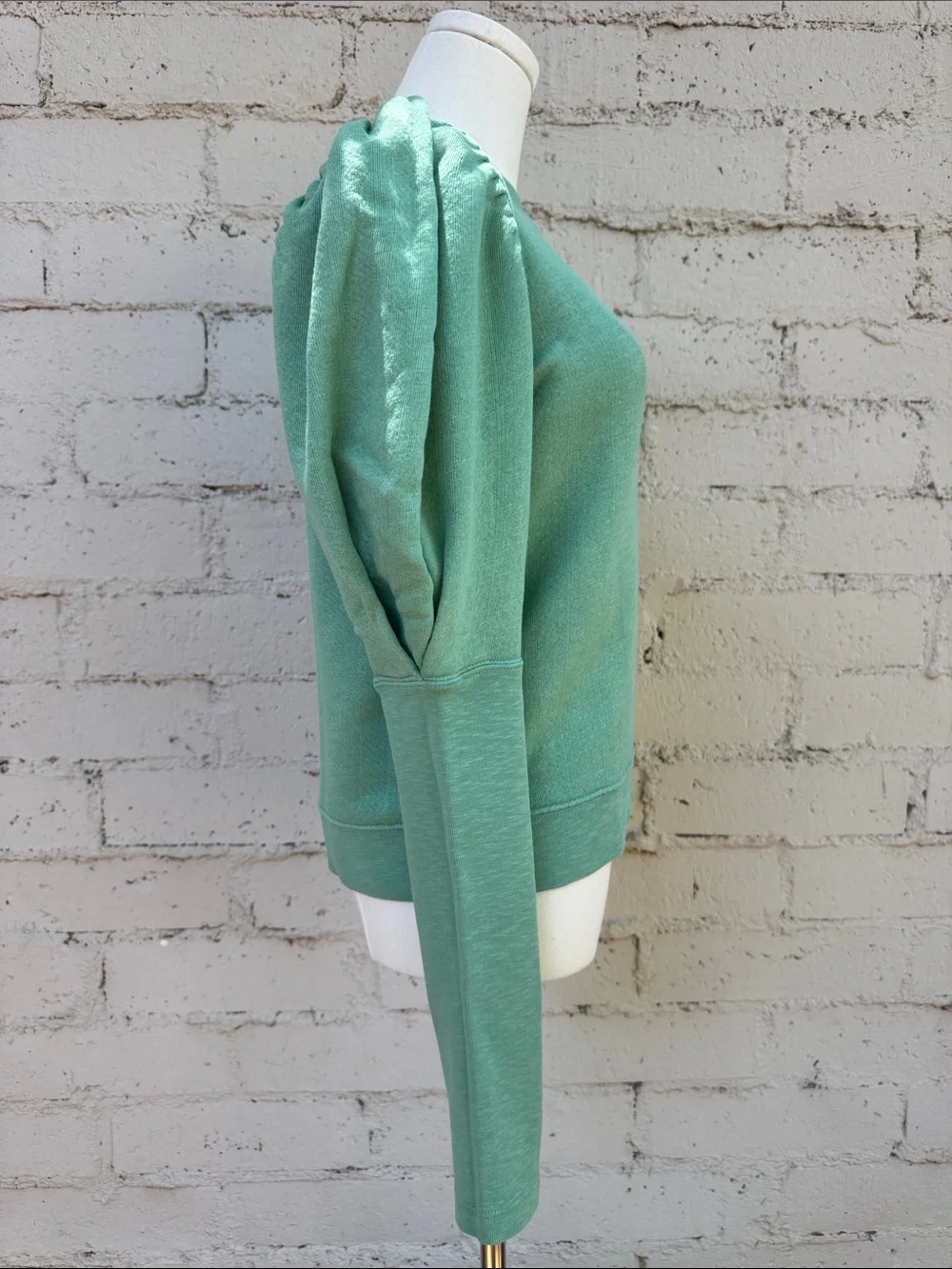 Ulla Johnson Philo Sweatshirt Turquoise Size S